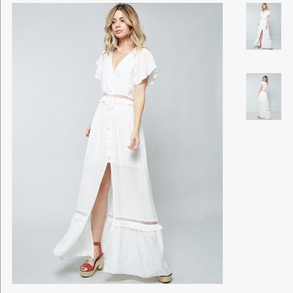 Elegant unworn maxi dress.